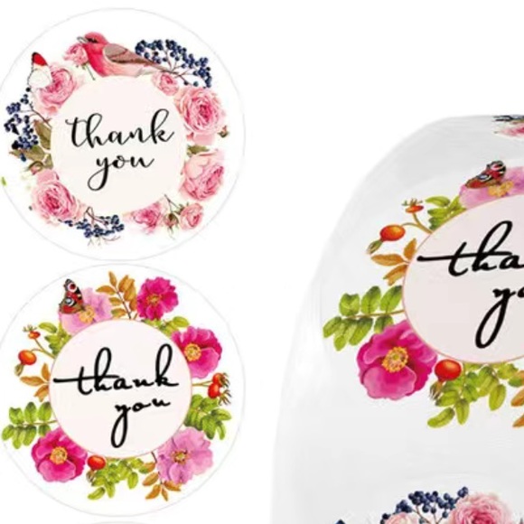 2/12 Thank You Stickers - Picture 2 of 2